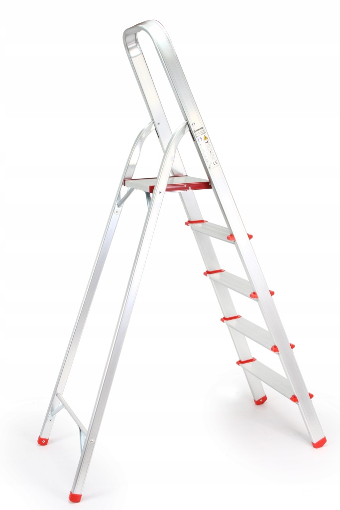 Drabina aluminiowa składana 5-stopniowa 150 kg