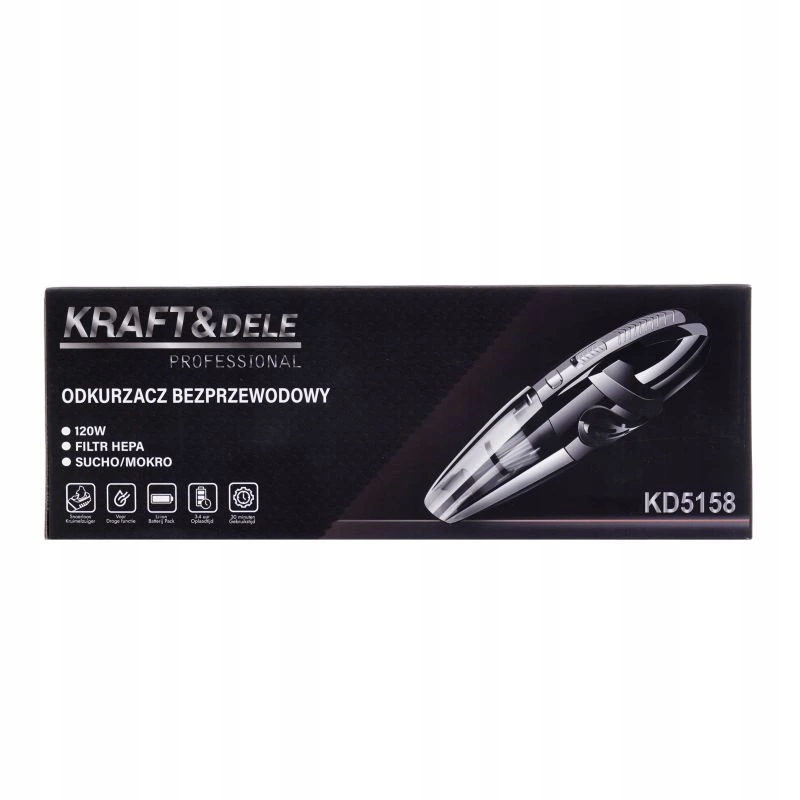 Odkurzacz ręczny Kraft&Dele KD5158 czarny