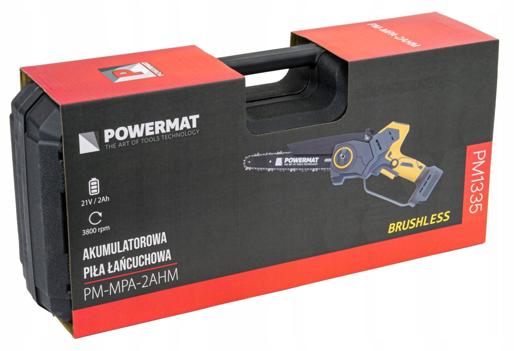 Piła łańcuchowa Powermat 1000 W / 2 KM