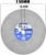 TARCZA DO SZLIFIERKI STOŁOWEJ 150X16X12.7MM G78290