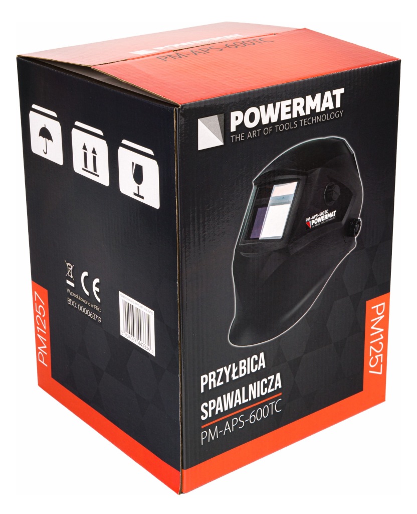 Maska spawalnicza Powermat PM-APS-600TC przyłbica