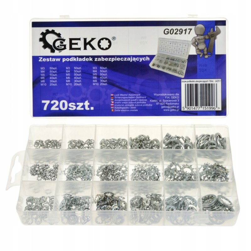 Geko zestaw podkładek zabezpieczających 720 szt. G02917