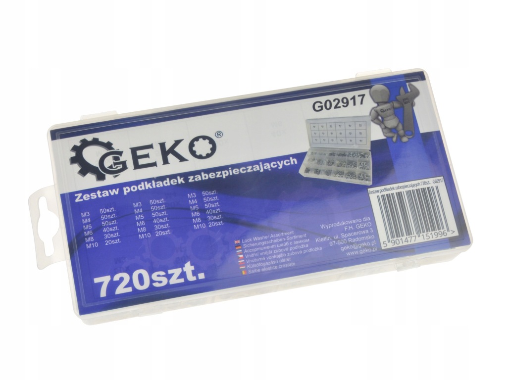 Geko zestaw podkładek zabezpieczających 720 szt. G02917