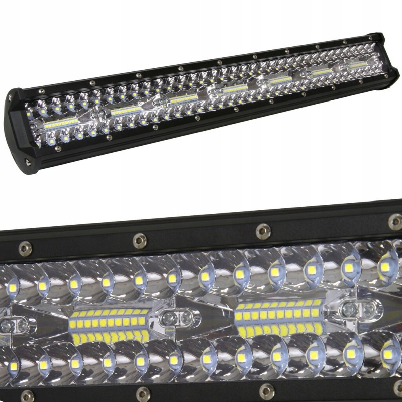 LAMPA ROBOCZA SAMOCHODOWA PANEL LED HALOGEN 420W SZPERACZ 12V 24V LED 50mm