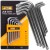 ZESTAW KLUCZY IMBUSOWYCH IMBUSY DŁUGIE TORX CR-V T10H-T40H 7.EL