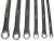 Klucz oczkowy Silver długi 8-21 mm stal CrV 6 szt.