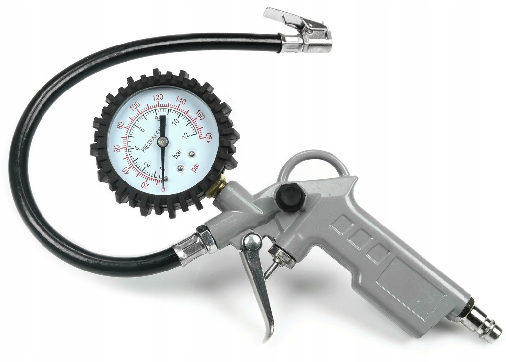 Pistolet pneumatyczny Mar-Pol z manometrem 0-12 bar