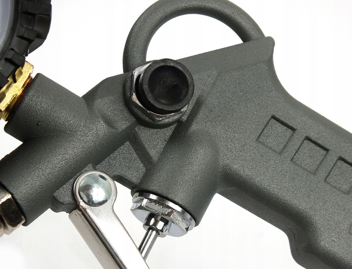 Pistolet pneumatyczny Mar-Pol z manometrem 0-12 bar