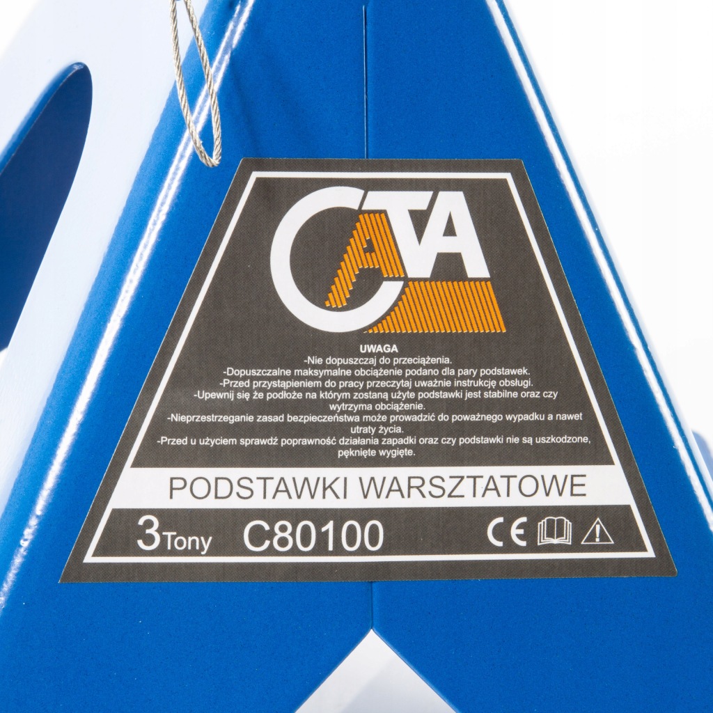 Kobyłka warsztatowa Cata 3T regulowana z gumą 2 szt.