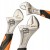 Zestaw kluczy nastawnych płaskie CR-V 3 sztuki 20 mm 24 mm 32 mm