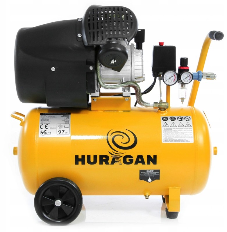 Kompresor olejowy Huragan M88002 50 l 10 bar