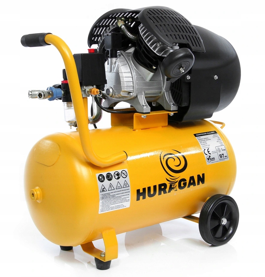 Kompresor olejowy Huragan M88002 50 l 10 bar