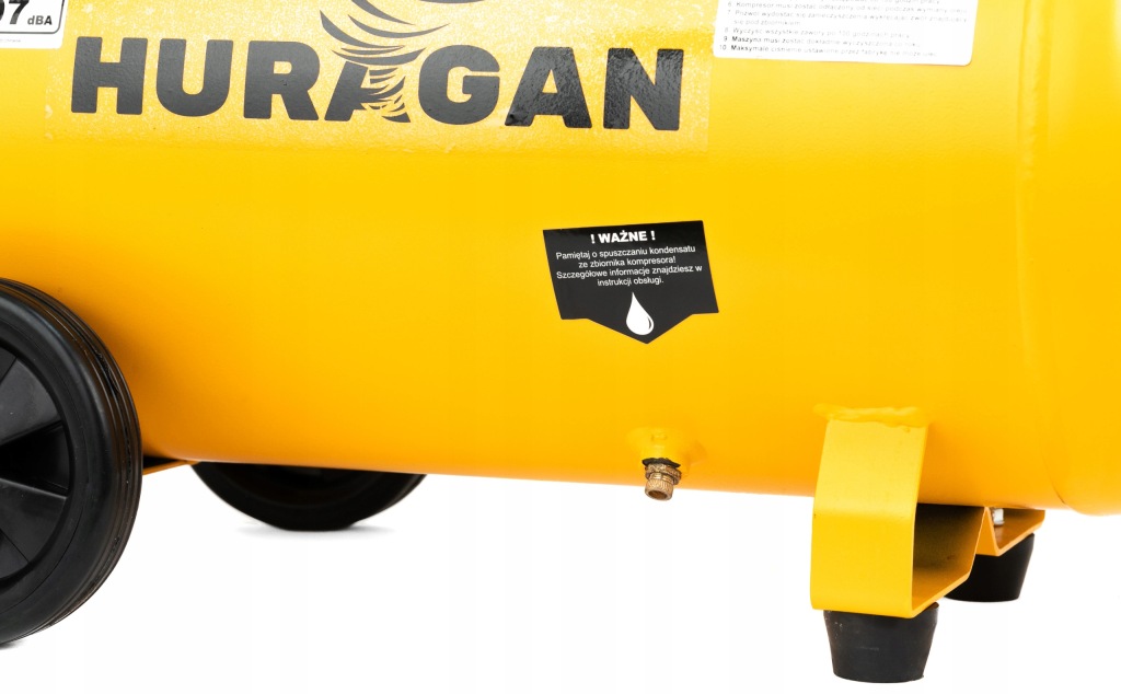 Kompresor olejowy Huragan M88002 50 l 10 bar
