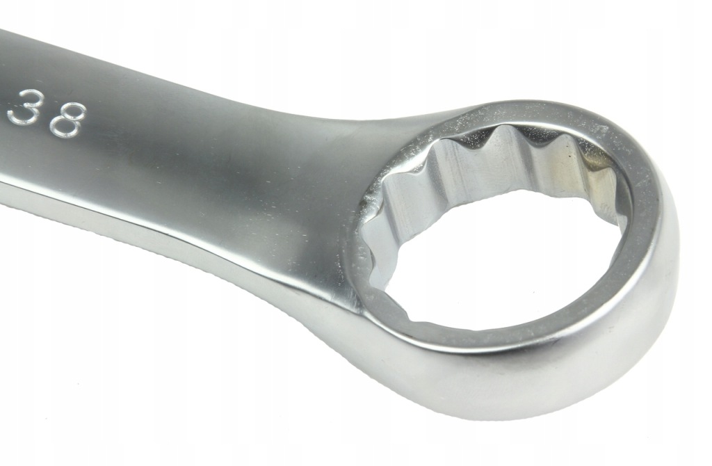 Klucze płasko-oczkowe 6 sztuk (34-50 mm) satyna CRV Mar-pol M58109