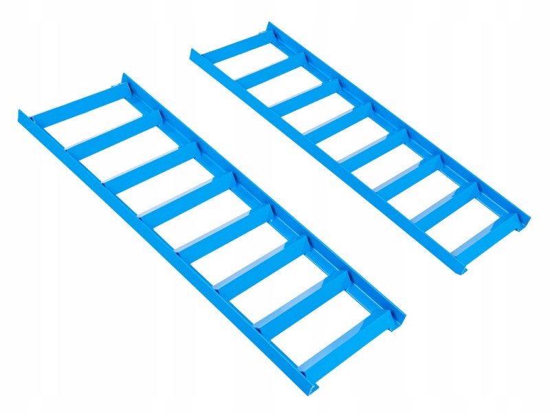 PRZEDŁUŻKI DO NAJAZDÓW KOMPLET 80 CM STAL 3MM SOLIDNE Z ZACZEPEM