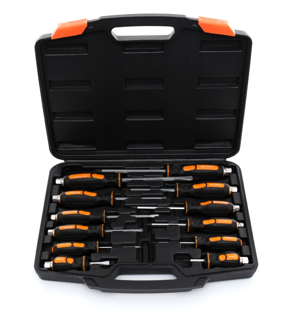 KRAFT&DELE zestaw śrubokrętów z magnesem do podbijania 12 sztuk KD10284
