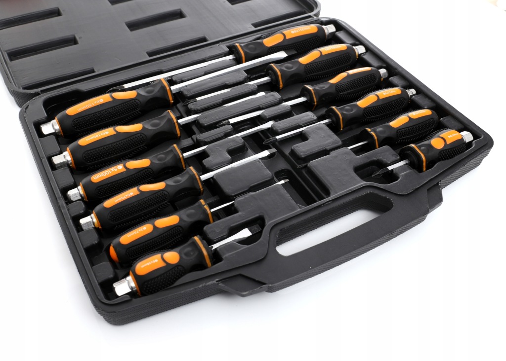 KRAFT&DELE zestaw śrubokrętów z magnesem do podbijania 12 sztuk KD10284