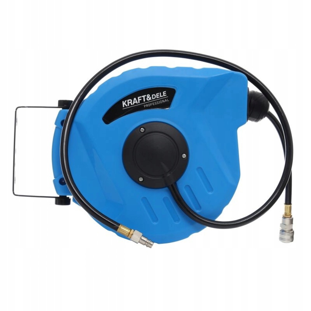 Wąż pneumatyczny Kraft&Dele 20 m PVC z automatycznym zwijakiem 9,5x15