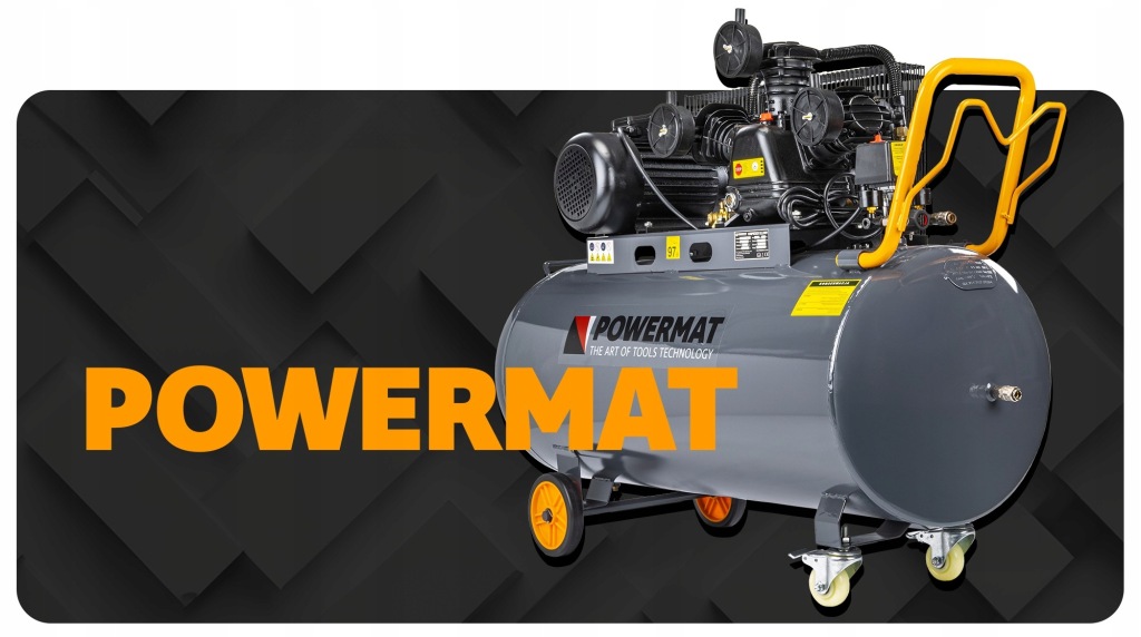 Kompresor olejowy Powermat PM-KO-200T-230V 200 l 8 bar
