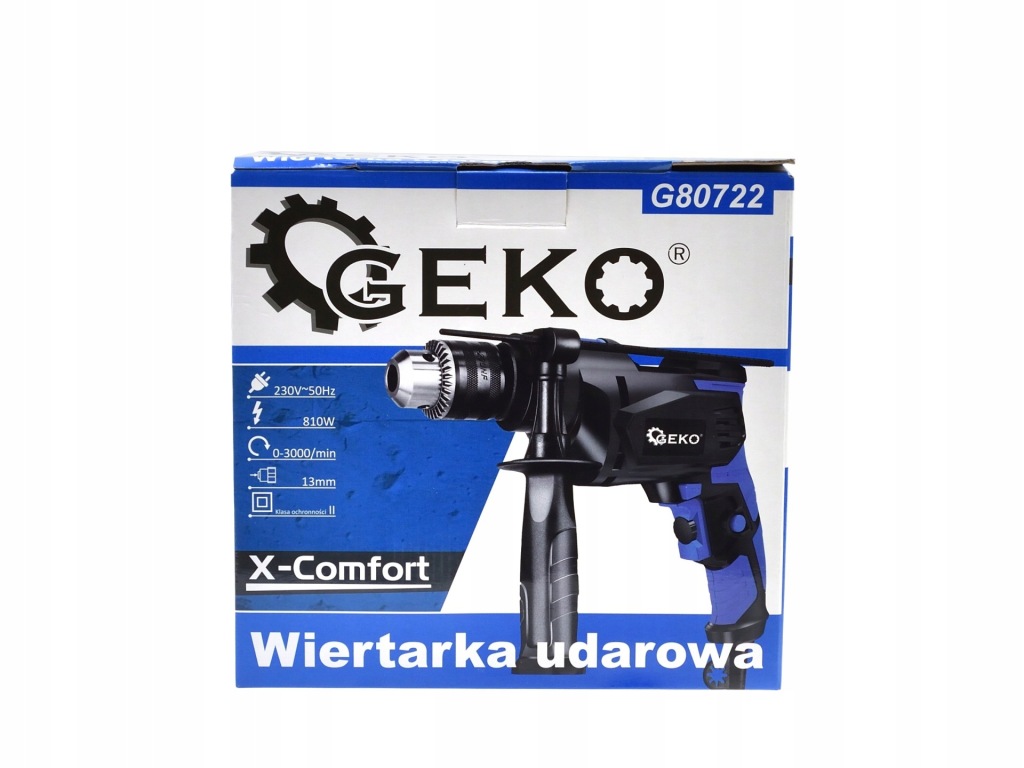 Wiertarka udarowa Geko 230 V 810 W