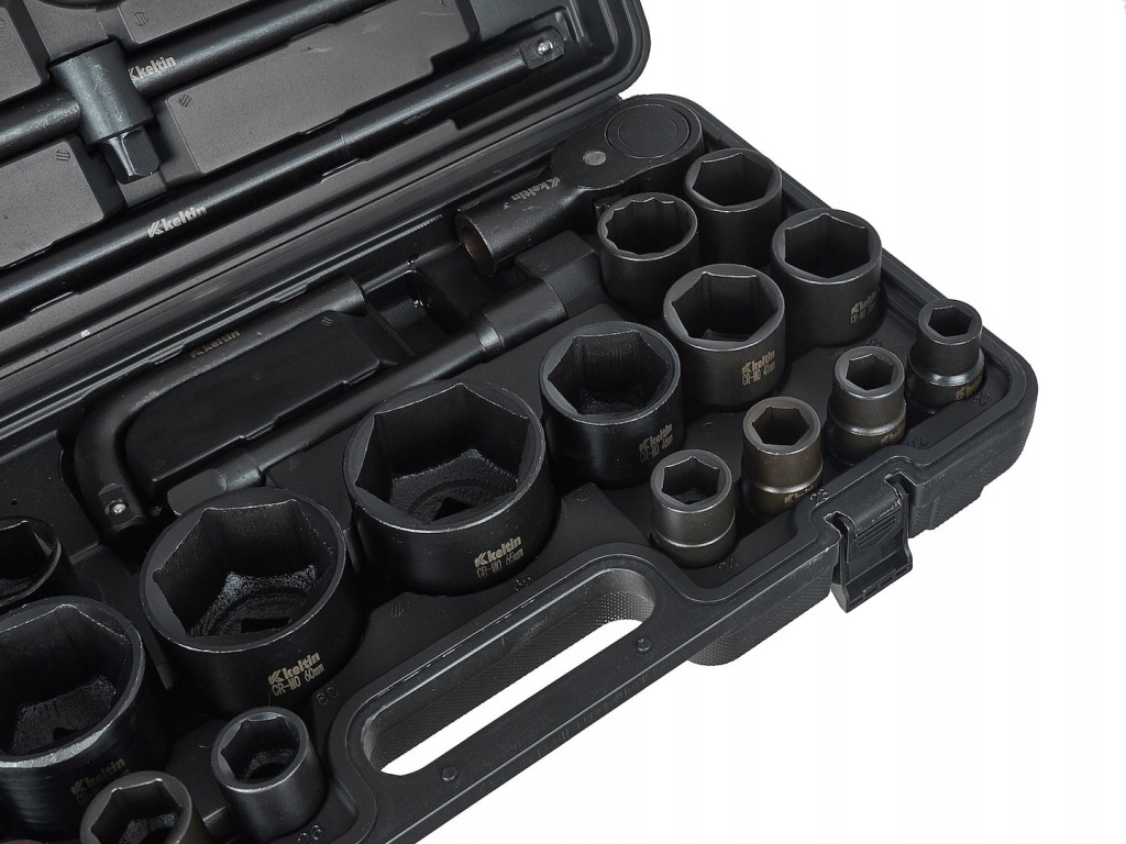 ZESTAW KLUCZY NASADOWYCH UDAROWYCH 26el. 3/4" 1" 6-kąt 17-65mm