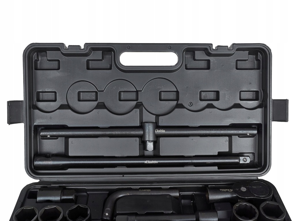 ZESTAW KLUCZY NASADOWYCH UDAROWYCH 26el. 3/4" 1" 6-kąt 17-65mm